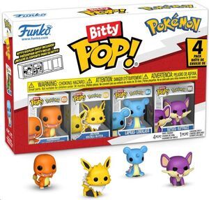 POK�MON PACK DE 4 FIGURAS BITTY POP! VINYL SERIES 2 2 CM