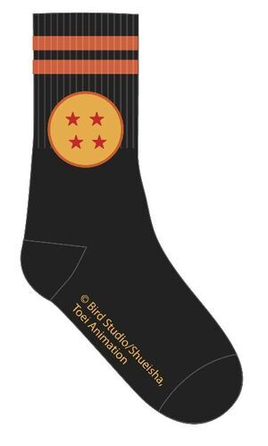 DRAGON BALL CALCETINES NEGRO BOLA DE DRAGON (TALLA UNICA )