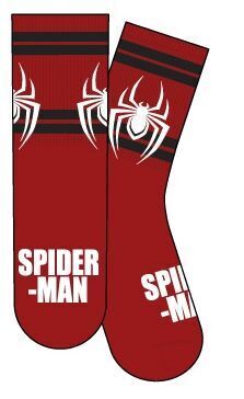 MARVEL SPIDERMAN CALCETINES DEPORTIVOS LOGO (TALLA UNICA )