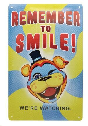 FIVE NIGHTS AT FREDDY�S PLACA DE CHAPA