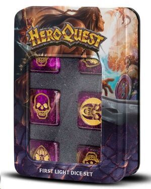 HEROQUEST PACK DE DADOS FIRST LIGHT D6