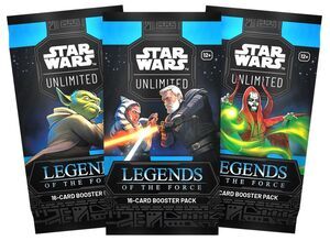 STAR WARS UNLIMITED LEYENDAS DE LA FUERZA SOBRE INGLES