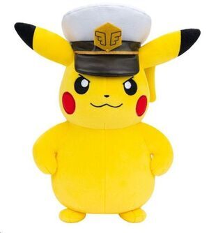 POK�MON PELUCHE CAPTAIN PIKACHU 20 CM