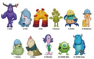 DISNEY MONSTRUOS; SA COLGANTES PVC 3D SERIE 36