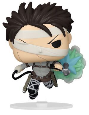 ATTACK ON TITAN FIGURA POP! ANIMATION VINILO LEVI (SP-1) 9 CM