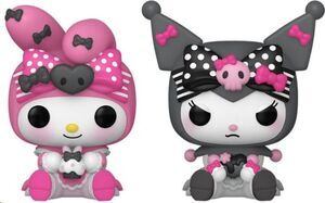 HELLO KITTY PACK POCKET POP! VINYL MY MELODY & KUROMI 4 CM