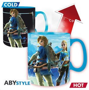THE LEGEND OF ZELDA TAZA SENSITIVA AL CALOR 460 ML BREATH THE WILD