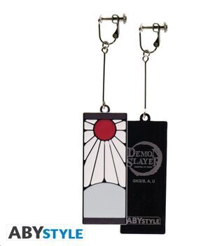 GUARDIANES DE LA NOCHE JUEGO DE PENDIENTES TANJIRO