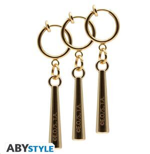 ONE PIECE CONJUNTO DE 3 PENDIENTES ZORO