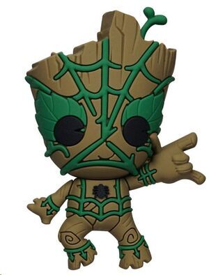 GUARDIANES DE LA GALAXIA IM�N 3D GROOT COMO SPIDERMAN