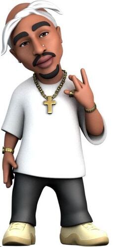 TUPAC FIGURA MINIX TUPAC SHAKUR 12 CM