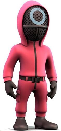 EL JUEGO DEL CALAMAR FIGURA MINIX MASKED CIRCLE GUARD 12 CM