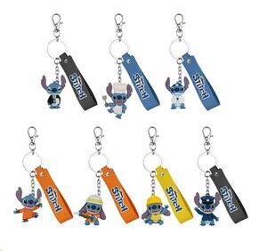 LILO & STITCH LLAVEROS JOB EXPERIENCE CAMP SERIES KEYCHAIN BLIND BOX STITCHK 4 CM