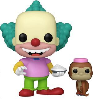 SIMPSONS POP&BUDDY TV VINYL FIGURA KRUSTY & MR.TENNY 9 CM