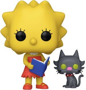 SIMPSONS POP&BUDDY TV VINYL FIGURA LISA & SNOWBALL II 9 CM