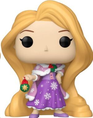 DISNEY PRINCESS POP! VINYL FIGURA HOLIDAY RAPUNZEL 9 CM
