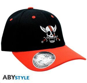 ONE PIECE GORRA NEGRA Y ROJA SHANKS