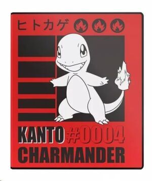 POKEMON ALBUM ARCHIVADOR 3 ANILLAS CHARMANDER