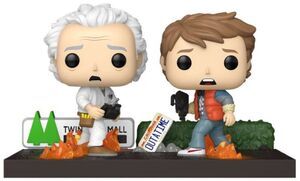 REGRESO AL FUTURO POP MOMENTS VINYL FIGURAS DOC&MARTY 9 CM