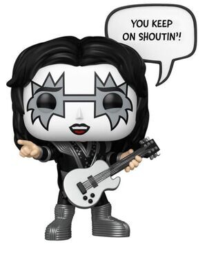 KISS POP! SAYINGS VINYL FIGURA THE SPACEMAN(R&R ALL NIGHT) 9 CM
