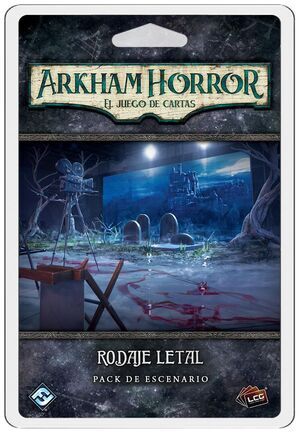 ARKHAM HORROR LCG RODAJE LETAL PACK DE ESCENARIO