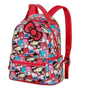 HELLO KITTY MULTICOLOR MOCHILA HEADY PEQUE�A FRIENDS