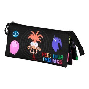DEL REVS 2 / INSIDE OUT 2 MULTICOLOR ESTUCHE PORTATODO TRIPLE