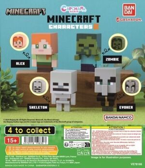 GASHAPON CAPCHARA MINECRAFT 2