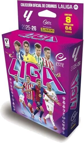 LIGA ESTE 2025-2026 CROMOS ECOBLISTER - 8 SOBRES