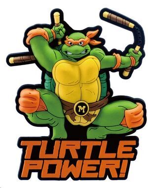 TORTUGAS NINJA SOFT TOUCH IM�N MICHEANGELO