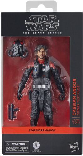 STAR WARS ANDOR THE BLACK SERIES CASSIAN ANDOR SIENAR TEST PILOT FIGURA 15 CM