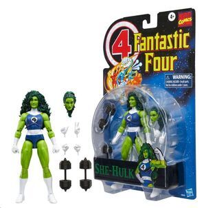 MARVEL LEGENDS SERIES FIGURA CUATRO FANTASTICOS SHE-HULK 15 CM