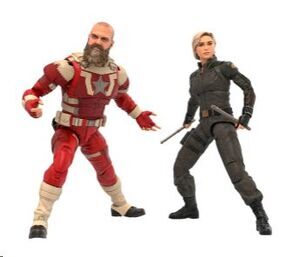 THUNDERBOLTS FIGURA MARVEL LEGENDS SERIES YELENA BELOVA & RED GUARDIAN PACK 2 FIGURAS 15 CM