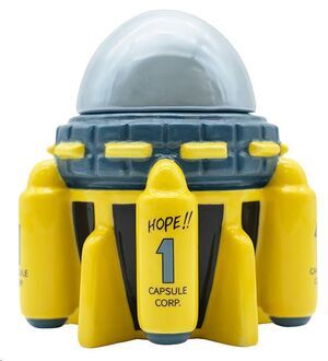 DRAGON BALL - TAZA 3D - LA MQUINA DEL TIEMPO