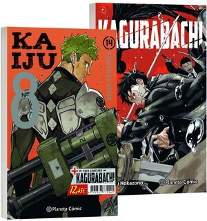 KAIJUU 8 #14 + KAGURABACHI #01 (PACK ESPECIAL)
