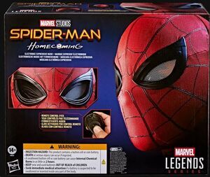 SPIDER-MAN ELECTRONIC EXPRESSIVE MASK R�PLICA 26 CM SPIDER-MAN: HOMECOMING MARVEL LEGENDS SERIES