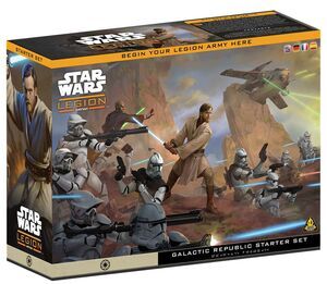 STAR WARS LEGI�N LA REP�BLICA GAL�CTICA STARTER SET