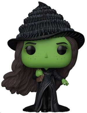 WICKED FIGURA POP! VINYL ELPHABA WITH GRIMMERIE 9 CM