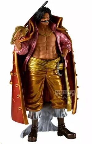 ONE PIECE FIGURA PREMIUM THE METALLIC GOL D.ROGER 30 CM
