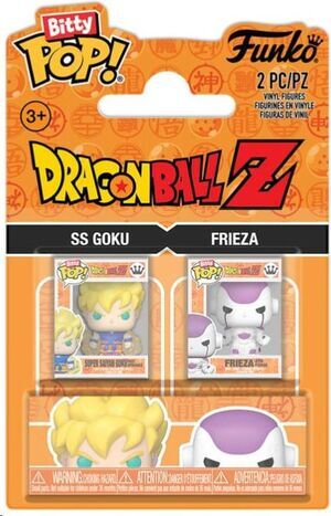 DRAGON BALL PACK DE 2 FIGURAS BITTY POP! VINYL GOKU & FRIEZA 2;5 CM