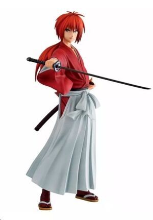 RUROUNI KENSHIN FIGURA ICHIBANSHO KENSHIN HIMURA DRAWN SWORD 24 CM