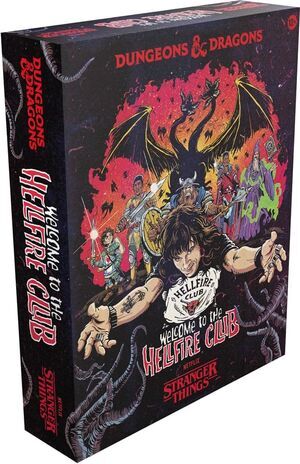 DUNGEONS & DRAGONS JUEGO DE MESA STRANGER THINGS: WELCOME TO THE HELLFIRE CLUB INGL�S