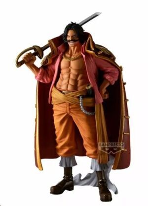 ONE PIECE FIGURA PREMIUM GOL D.ROGER THE BRUSH 30 CM
