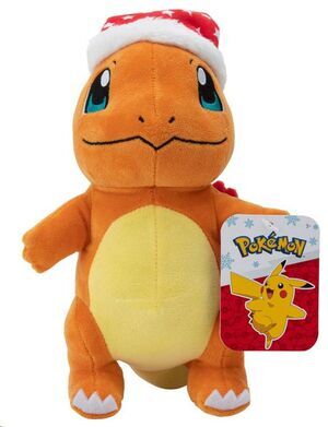 POK�MON PELUCHE CHARMANDER GORRO DE NAVIDAD 20 CM