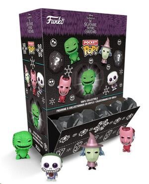 PESADILLA ANTES DE NAVIDAD FIGURA POCKET POP! VINLY COAL 4 CM