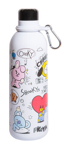 BOTELLA METALICA HOT&COLD 500ML BT21