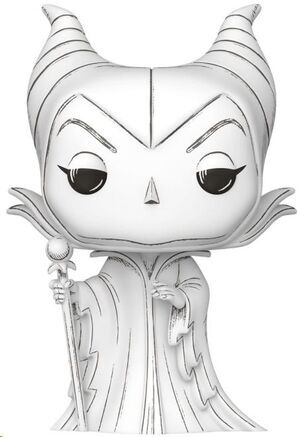 LA BELLA DURMIENTE POP! DISNEY VINYL FIGURA SKETCHED- MALEFICENT 9 CM