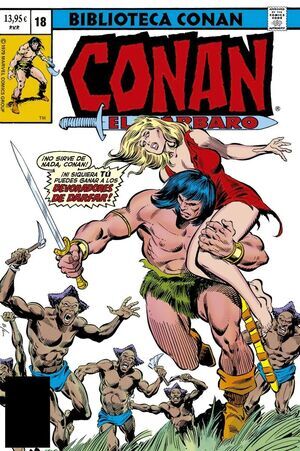 BIBLIOTECA CONAN. CONAN EL BARBARO #18  1979-80