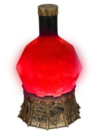 LUZ DE POCI�N DEL HECHICERO CON REMOLINO M�STICO (ROJO) - ENHANCE GAMING