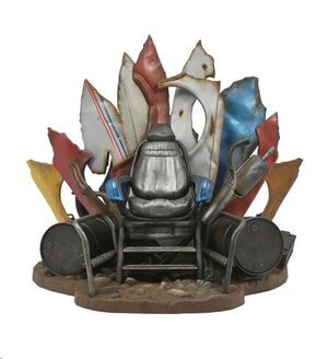 TORTUGAS NINJA 2: SECRET OF THE OOZE DIORAMA SHREDDER'S THRONE 27 CM